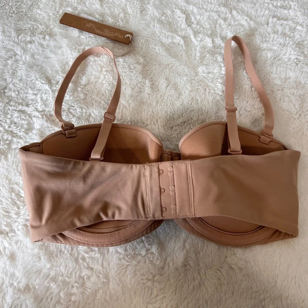 SKIMS ‎ Women's 34C Strapless Multiway Underwire Bra Nude Smooth Seamless NWT